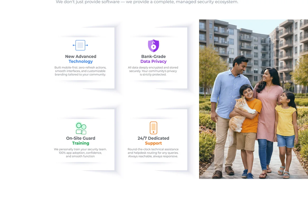 Security app console for Community App