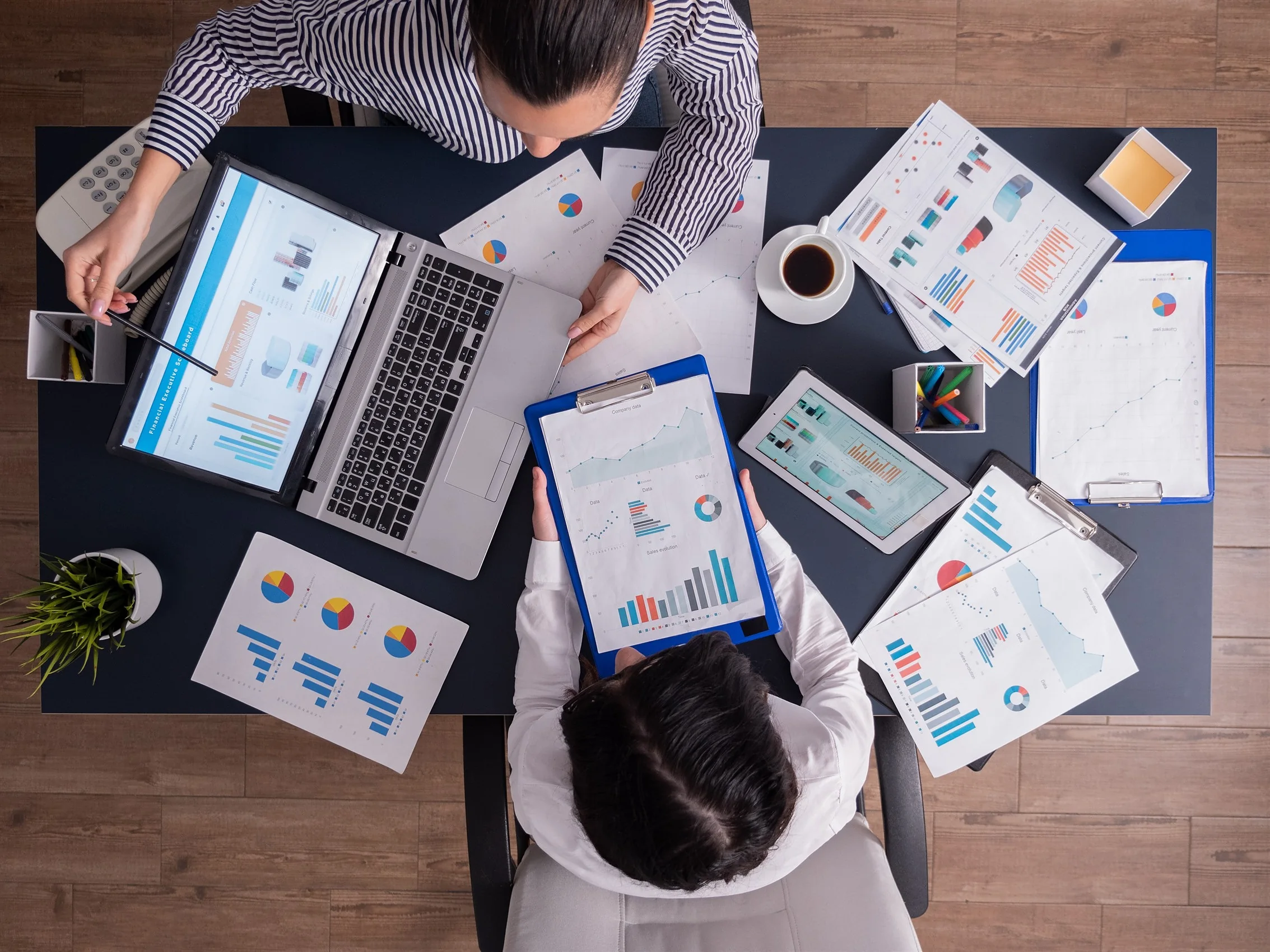 Analytics workspace prepared for data intelligence planning